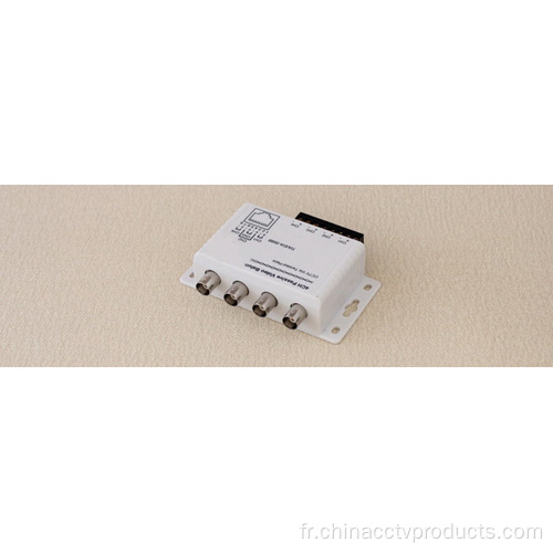 4 canaux BNC à RJ45 / CAT-5 Émetteur-récepteur vidéo